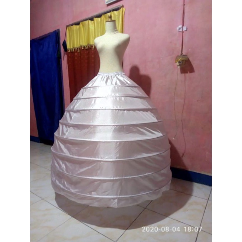 Peticoat/ Pertikut Pengembang Gaun Ring 8 Petikot Rok Dalam Pengembang Gaun Pengantin Wedding Dress gaunpengantin weddingdress