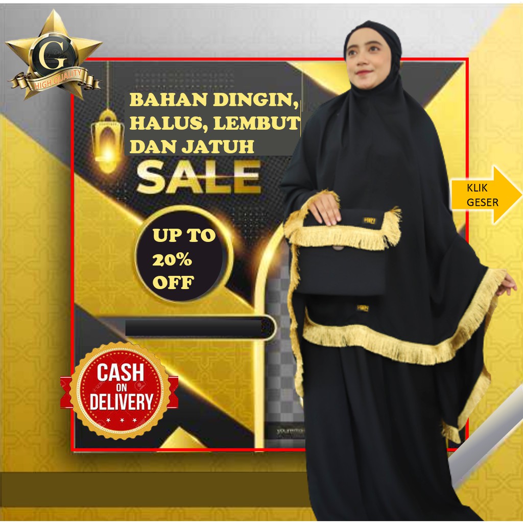 Mukena Mukenah Telekung Wanita Dewasa Jumbo Terusan Murah Renda Bali Rayon Terbaru Berkwalitas