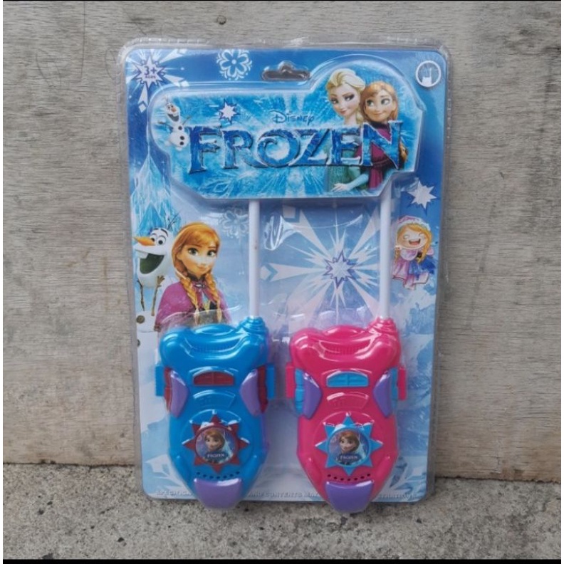 Mainan HT Frozen- mainan anak Talkie Walkie frozen