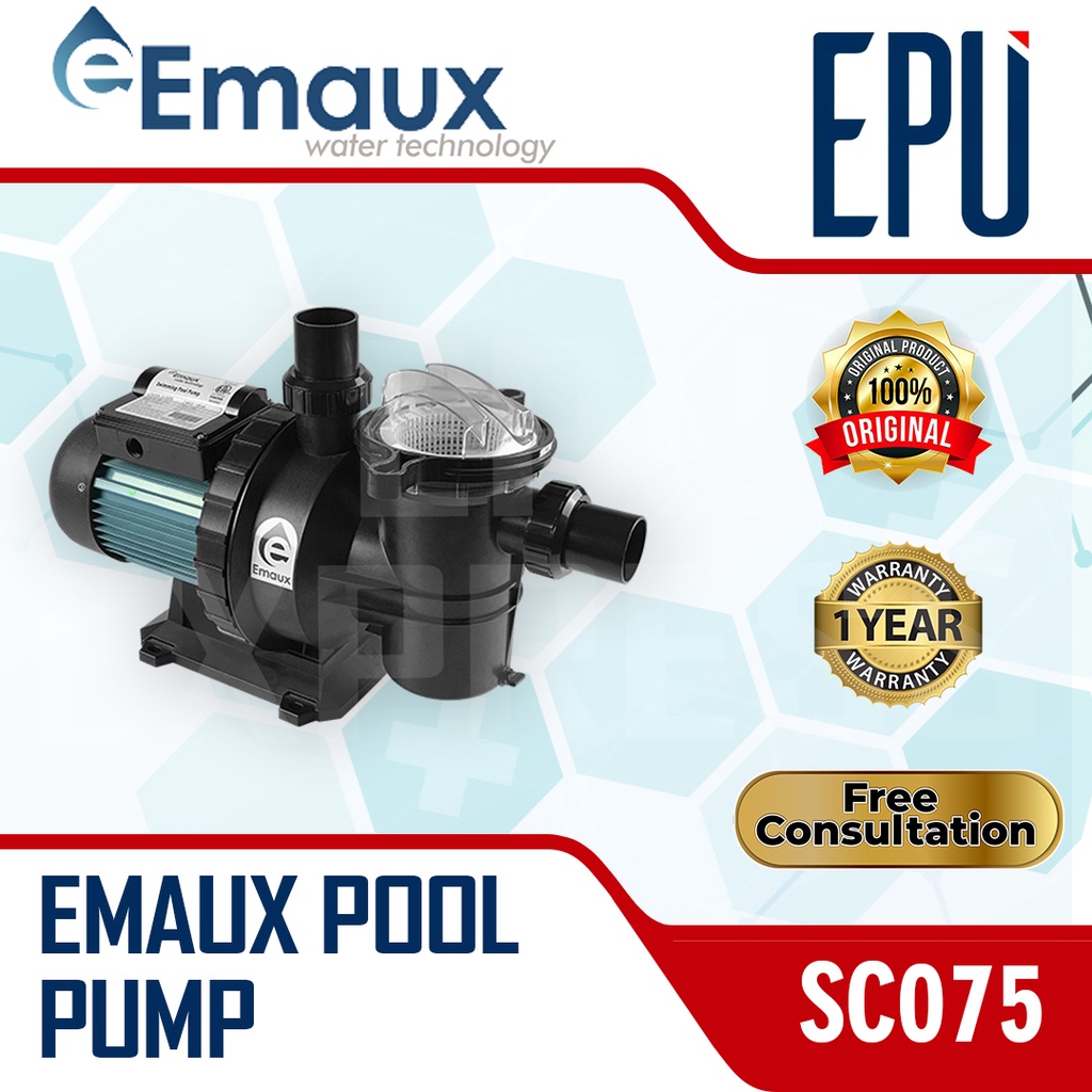 Emaux SC075 Pompa Kolam Renang 3/4HP Swimming Pool Pump Emaux SC 075