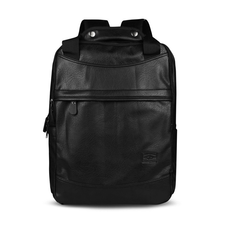 GHbag Klub New Arrival - Tas Ransel Kulit Burgos Backpack Up to 15 inch - Tas Pria Tas Wanita Daypack