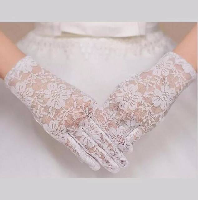 SARUNG TANGAN PENGANTIN BRIDAL WEDDING GLOVES WG07