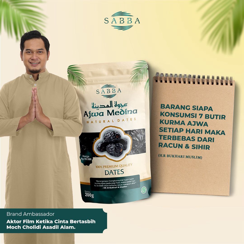 

Kurma Ajwa Super Premium Kurma Ajwa 200 Gram Kurma Nabi / Kurma Rosul Oleh Oleh Haji dan Umroh