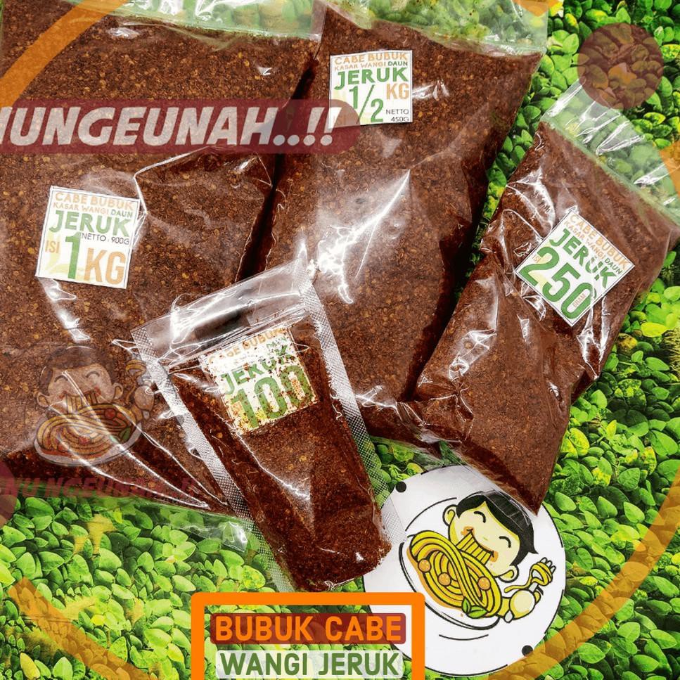 

【CT】 100gr CABE JERUK Bubuk Cabe Giling Kasar wangi daun jeruk bungkus mini BISA CARGO by NU