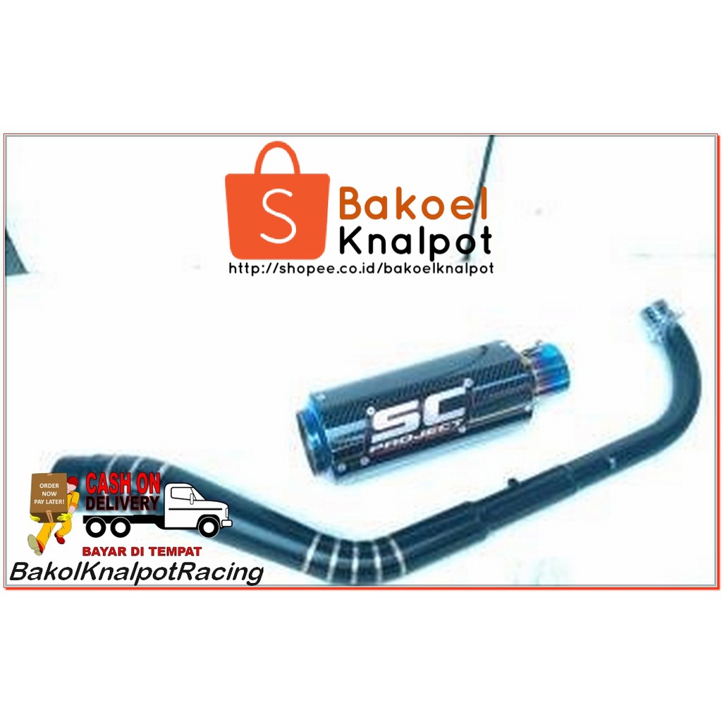 Knalpot Racing SC Project Jupiter Vega Supra Blade Shogun dll