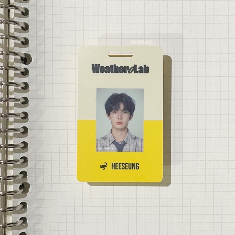 [ Ready ] Enhypen Heeseung ID Card IDC Season’s Greetings 2022 SG22