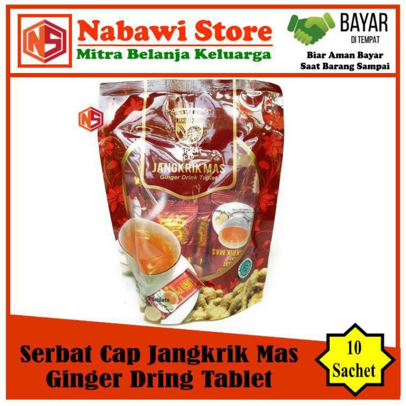 

Nabawi Store. Serbat Cap Jangkrik Mas 10 Sachet