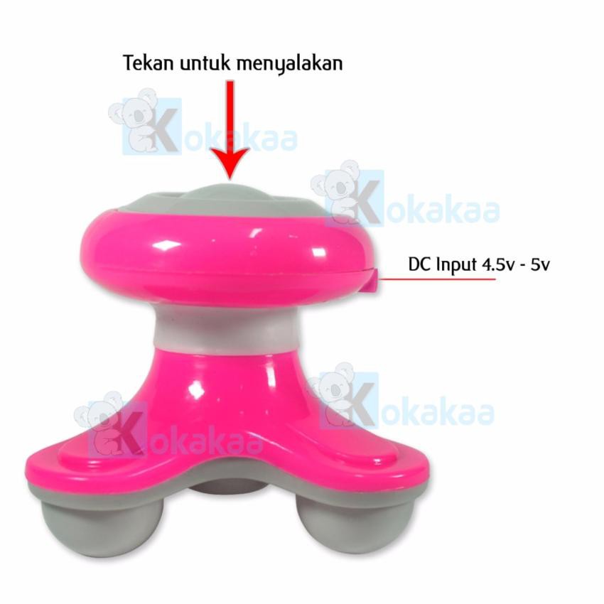 Alat Pijat Mimo Mini Massager Portable Plus Slot USB dan Kabel Jack USB