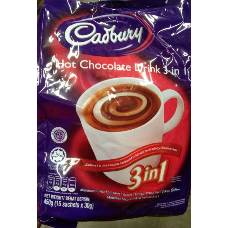 

Cadbury Hot Chocolate Drink 3 in 1 450gr