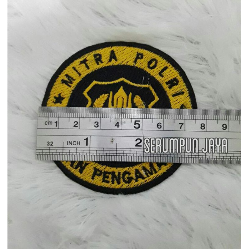 EMBLEM SECURITY MITRA POLRI - EMBLEM SECURITY MITRA POLRI BORDIR