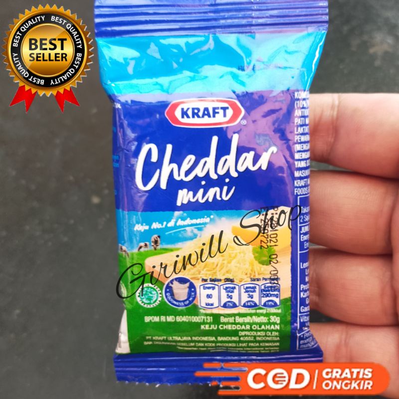 

Kraft Cheddar mini 30gr