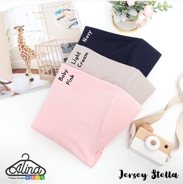 Jilbab Anak Sd Polos - Kerudung Bergo - Jilbab Jersey Size 4 Usia 5 Sampai 7 Tahun - Jilbab Alina