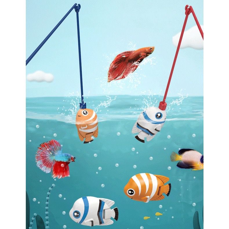 Mainan Pancingan Ikan FUN AQUARIUM Magnetic Parent- Child Interaction