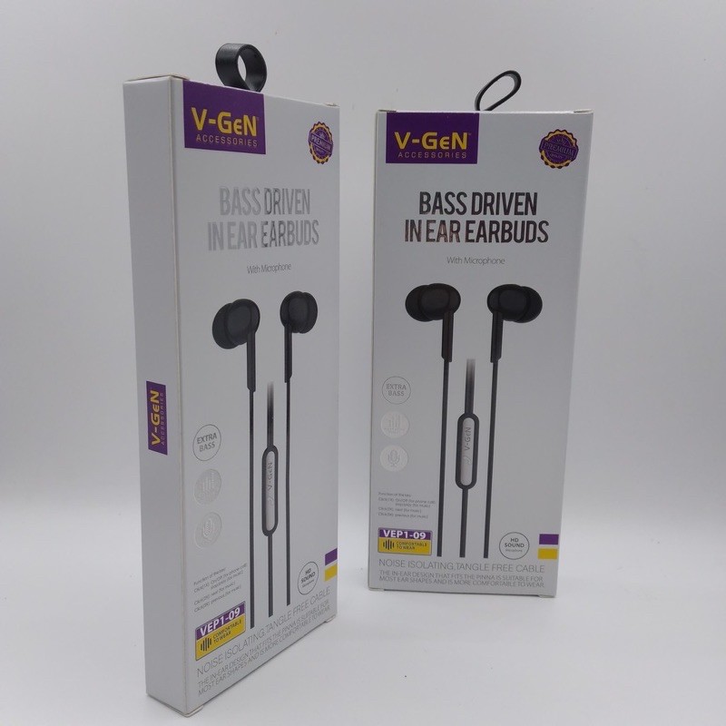 PROMO HANDSFREE VGEN VEP1-09 ORIGINAL NOISE ISOLATING