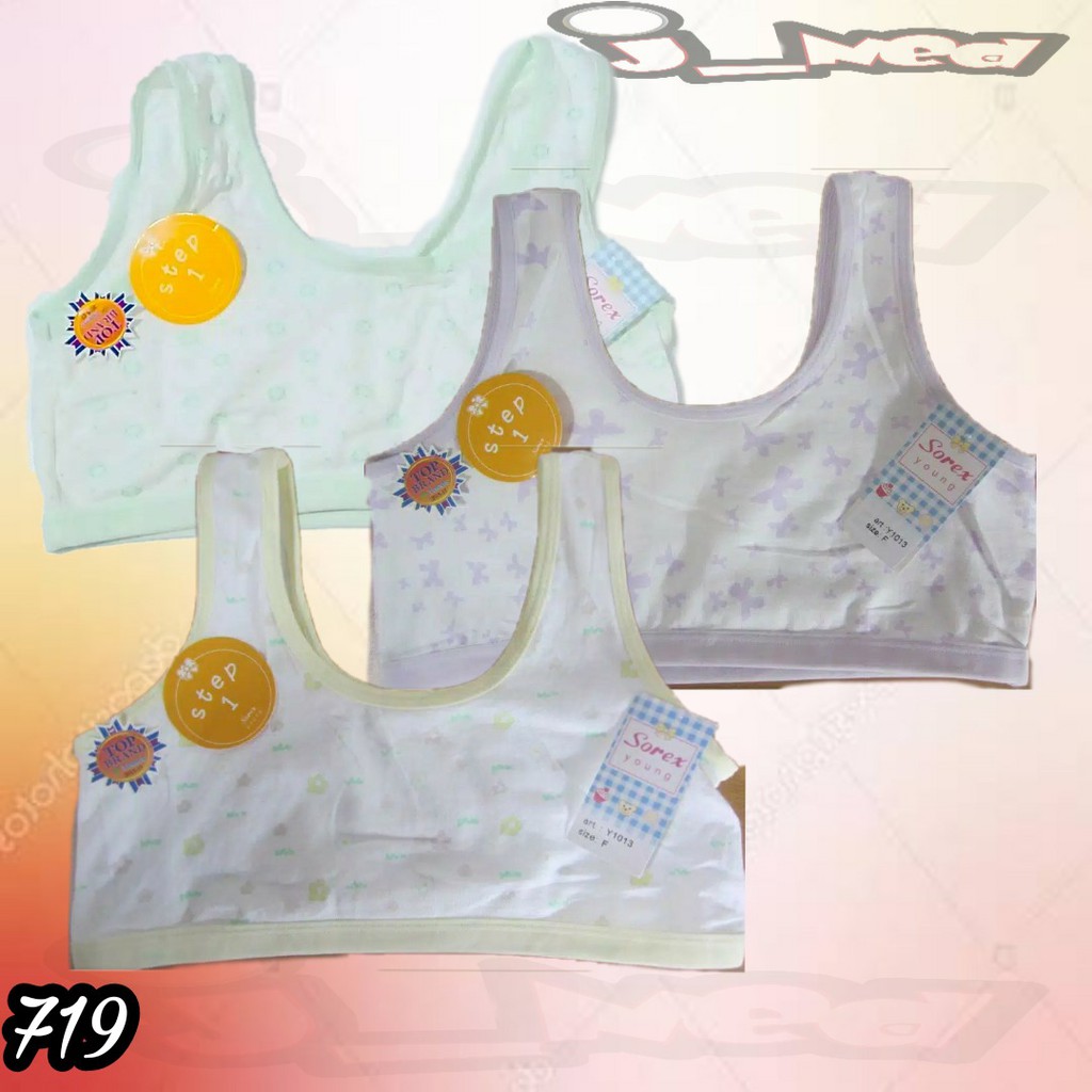 J719 MINISET BRA BH PAKAIAN DALAM ANAK PEREMPUAN STEP 1 SOREX Y1013