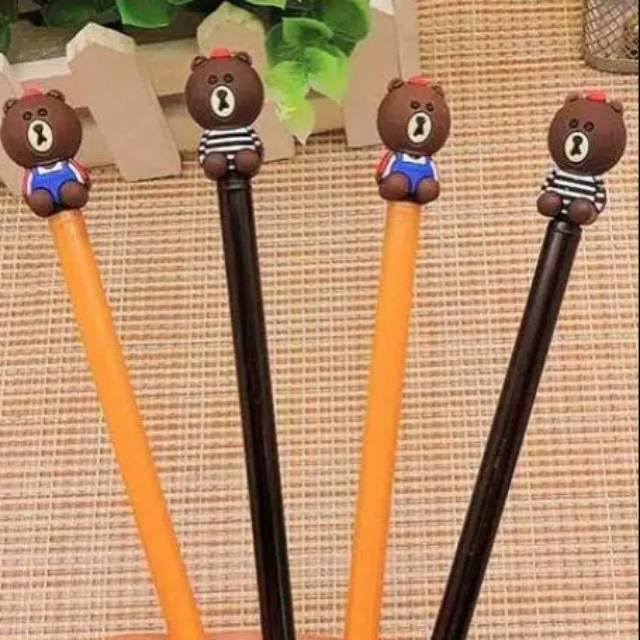 

Pulpen gel bear brown