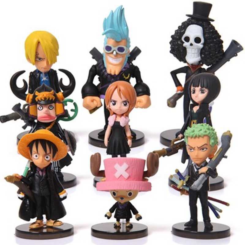 Action Figure One Piece 9 PCS