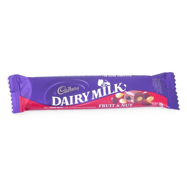 

CADBURY Fruit and Nut Diary Milk Chocolate 30gr