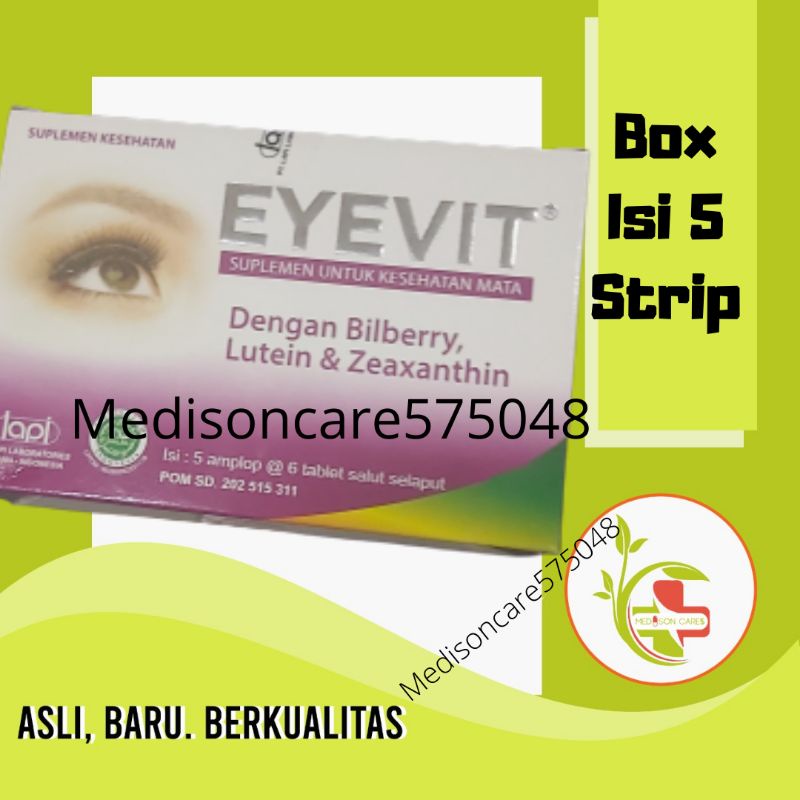 eyevit eyefit suplemen mata BOX | BOX ISI 5 STRIP