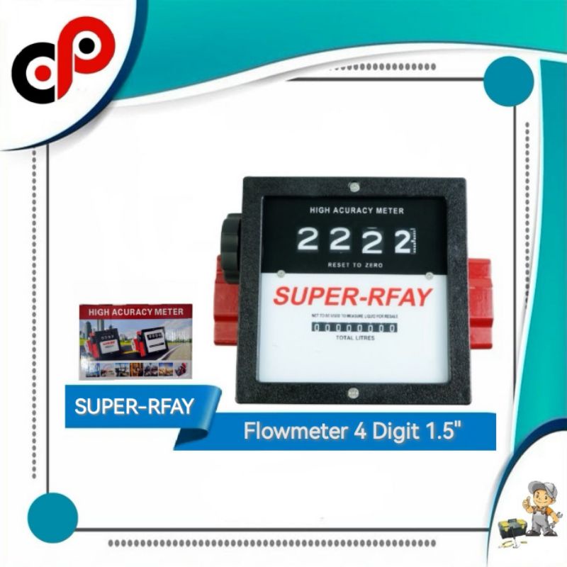 Meteran Solar 4 Digit 1.5" / Flowmeter 4 Digit 1.5"