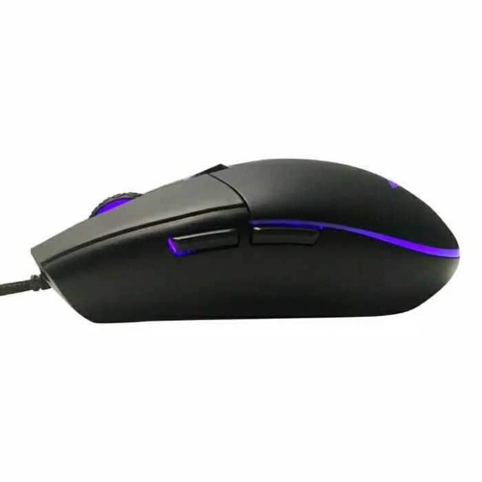 Armaggeddon RGB Gaming Mouse Raven III Stealth / Silent [FreeMousemat] - No Name, MOUSE ONLY