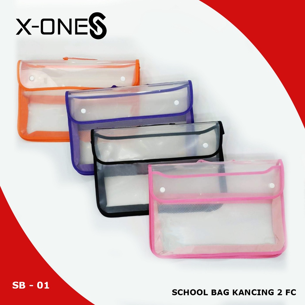 

DSA - SCHOOL BAG KANCING 2 JARING FOLIO / SCHOOL BAG / MAP TENTENG UNTUK KANTOR & SEKOLAH X-ONE