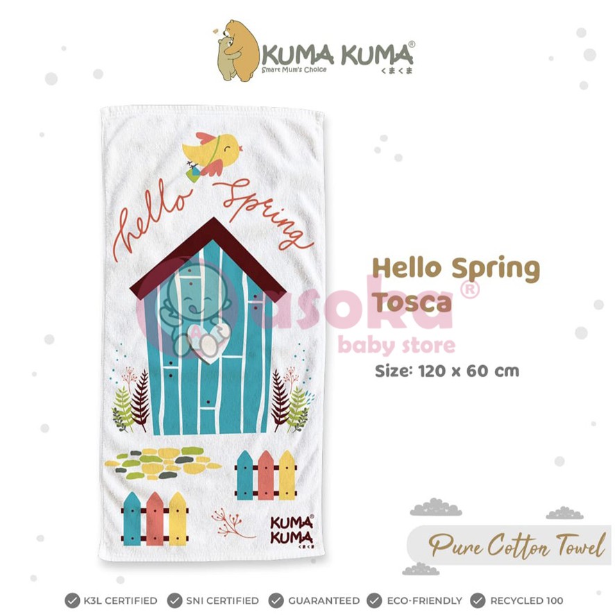 Kuma-Kuma Handuk Cotton Pure Towel 60x120 cm ASOKA