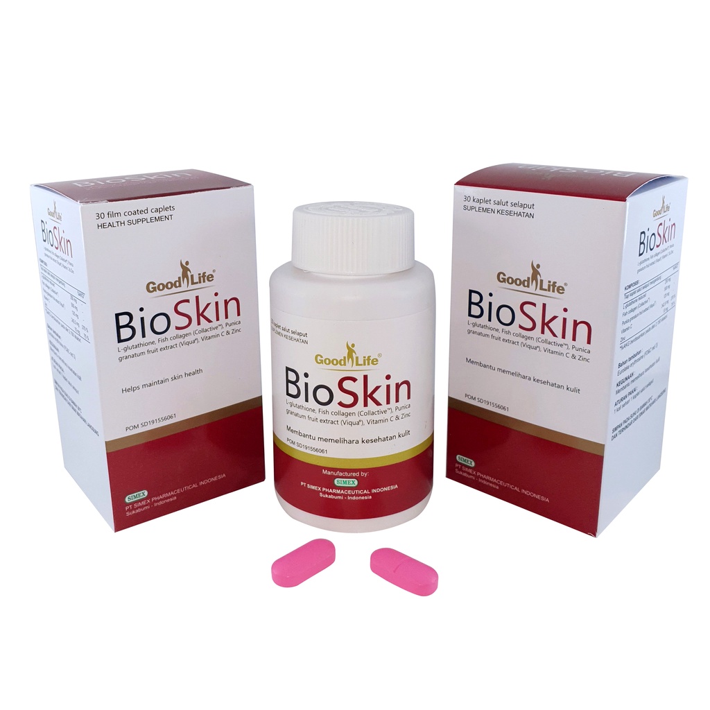GOODLIFE BIOSKIN BOTOL ISI 30 TABLET - Vitamin kulit glowing