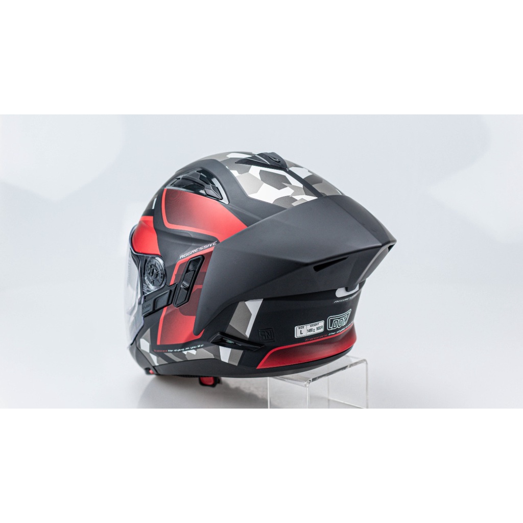 SPOILER ZEUS 613 613C ZS613C ZS613 MATT BLACK