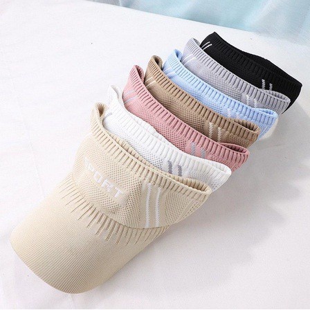 Topi Senam/Topi Joging/Topi Gowes/Topi Zumba SPORT/Topi Golf sport garis