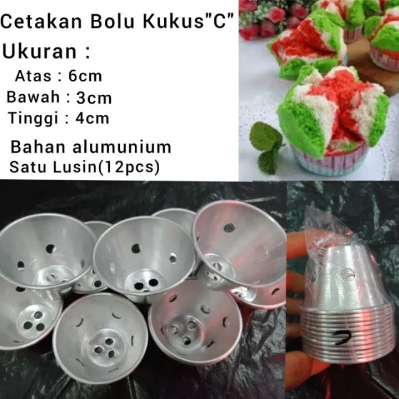 

Cetakan Bolu Kukus / Cetakan Muffin / Loyang Bolu / Cetakan Kue / Loyang Kue / Alumunium / Bisa Cod / Cetakan / Loyang