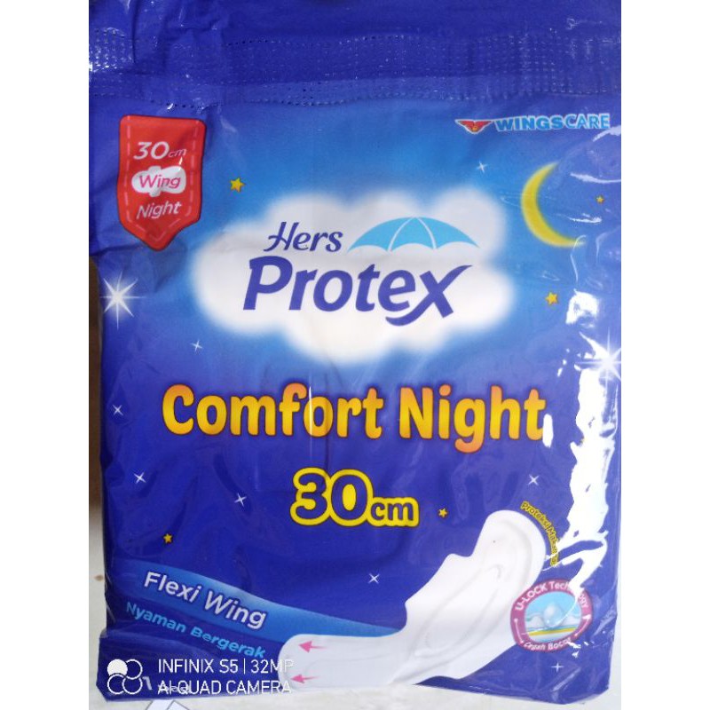 pembalut Hers Protex Night isi 10