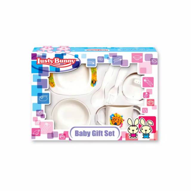 LUSTY BUNNY - FEEDING SET GIFT 6 PCS  ( LB1419 )