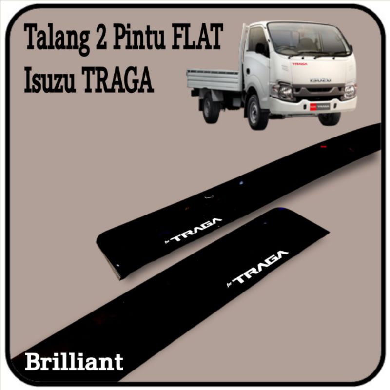 Talang Air 2 Pintu Hitam Slim FLAT - Kijang /  Mega Carry Apv / Panther / Carry / Traga / Grand Max