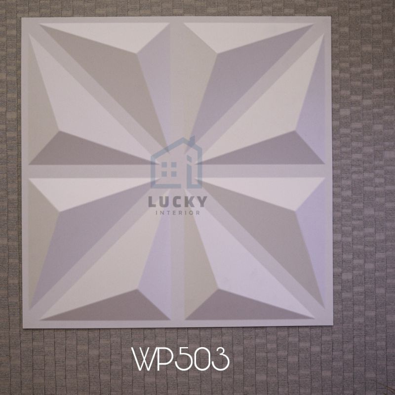 wallpaper panel 3D/ wallpanel 3D PVC 50cm x 50cm-WP503