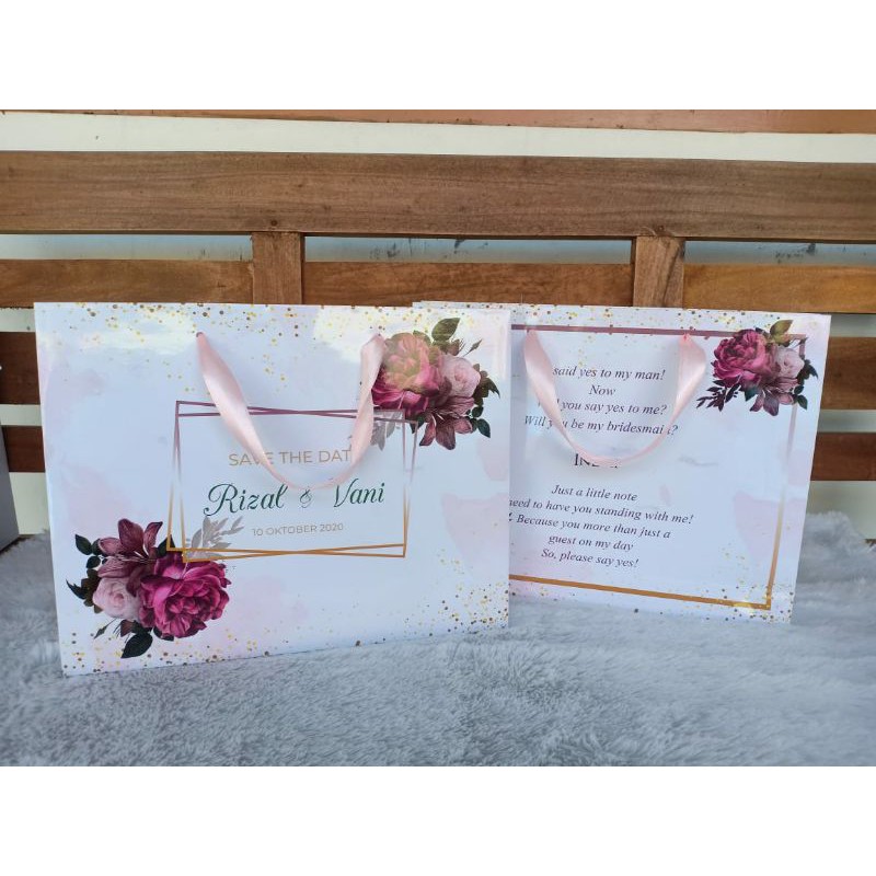 

Paperbag Bridesmaid / paperbag bridesmaid murah