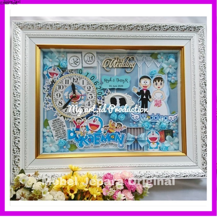 mahar pernikahan Tema doraemon