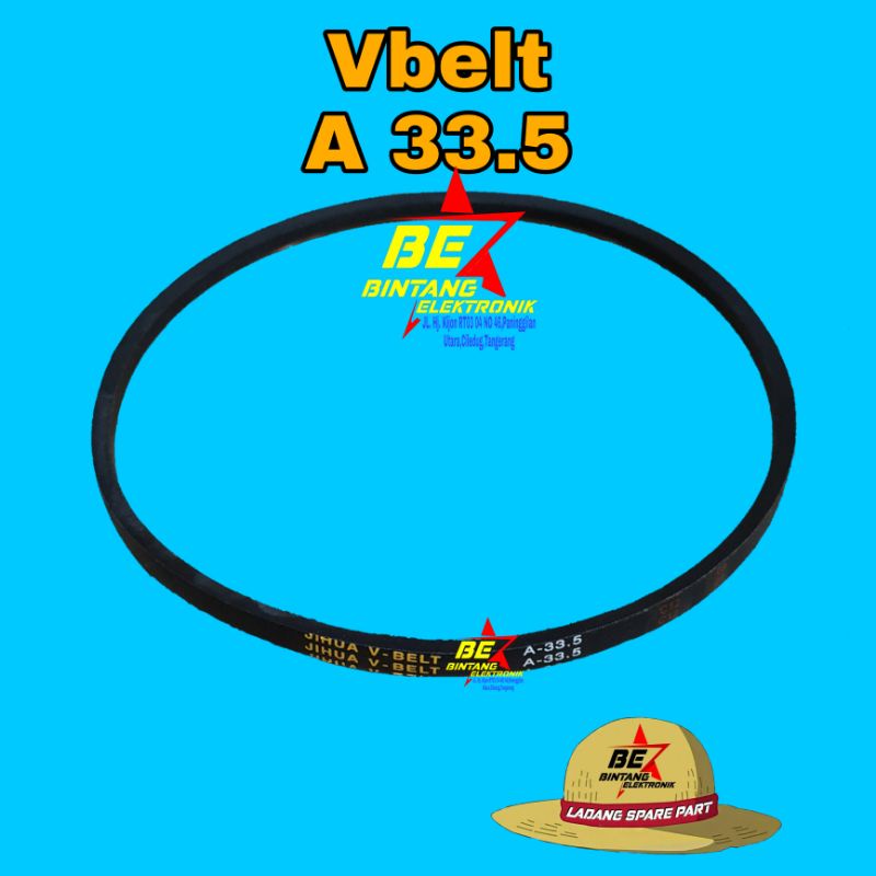 VBELT A33.5 V-BELT MESIN CUCI A-33.5 V BELT A 33.5