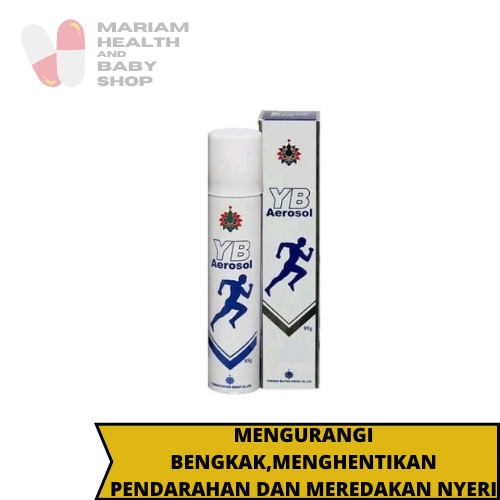 Yunnan Baiyao Aerosol 85 gr - YB Aerosol Obat Keseleo & Bengkak
