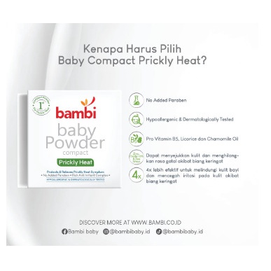BAMBI Baby Compact Powder Prickly Heat 40gr