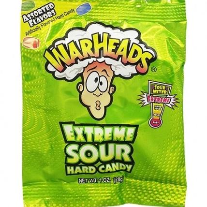 

Warheads Extreme Sour Hard Candy 28G, Permen Asem / Permen Asam
