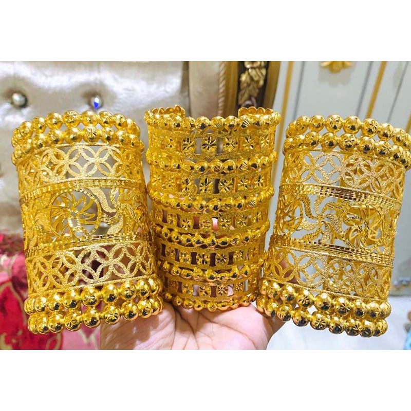 gelang dubai lapis emas tinggi