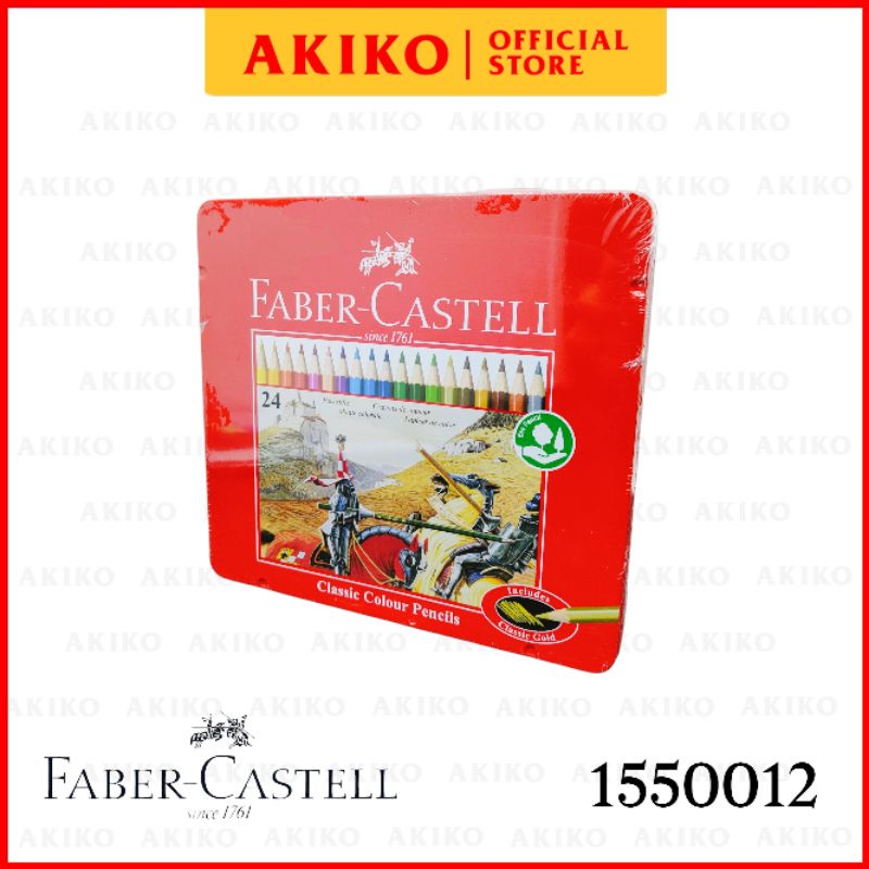 

Classic Colour Pencils 24L Tin Case Faber-Castel