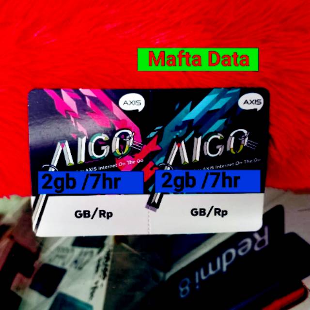 Voucher Data Axis Aigo 2gb mini /7hari