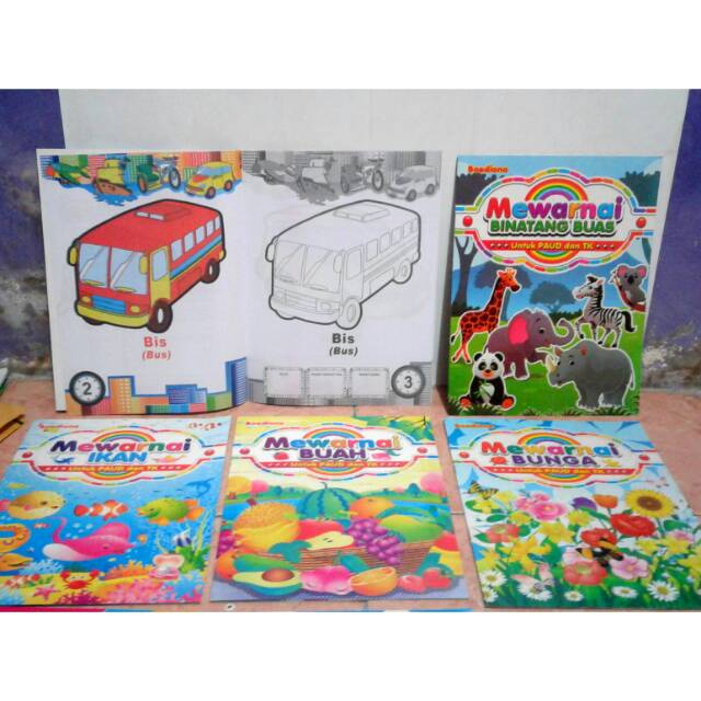 Buku mewarnai besar/buku menggambar/belajar menggambar