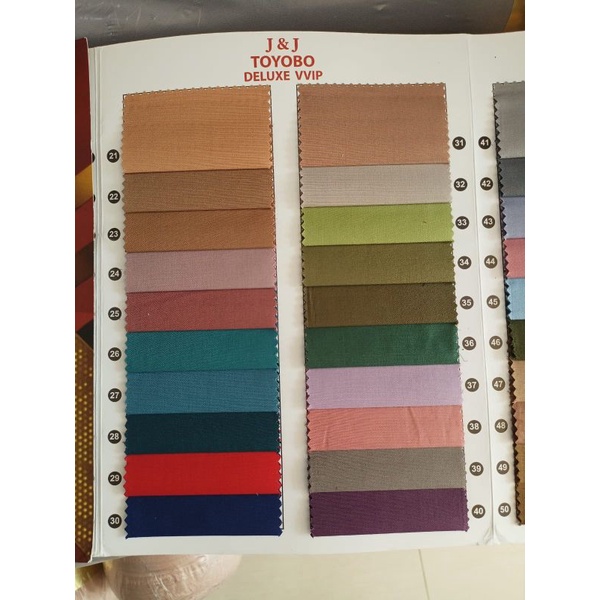 KAIN TOYOBO JJ DELUXE VVIP METERAN