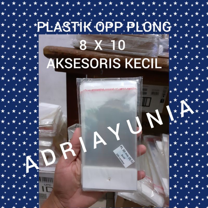 Plastik Opp Plong 8 X 10 Cm Perlis Isi 100 Lembar