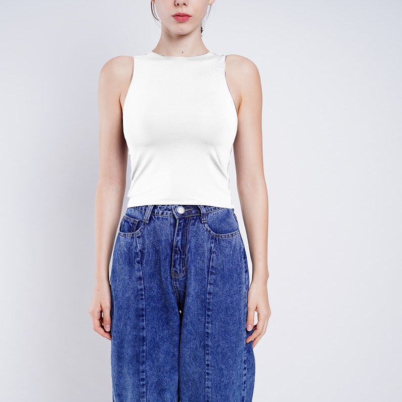 ADA - Tank Top Jelly  Basic Stretch Comfy (HANYA DI SHOPEE)-6