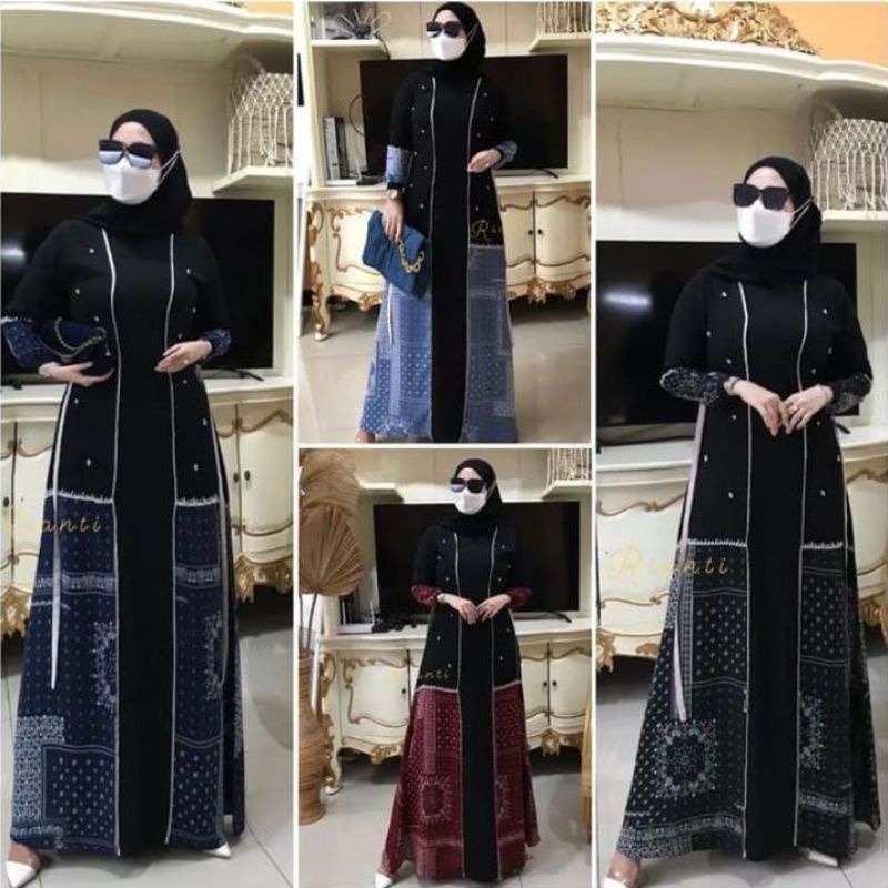 dress azzura by rianti,baju muslim 2022,gamis rianti
