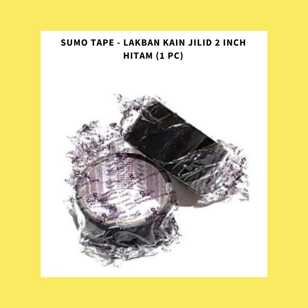 

SUMO TAPE - Lakban Kain 2 Inch Hitam (1pc)